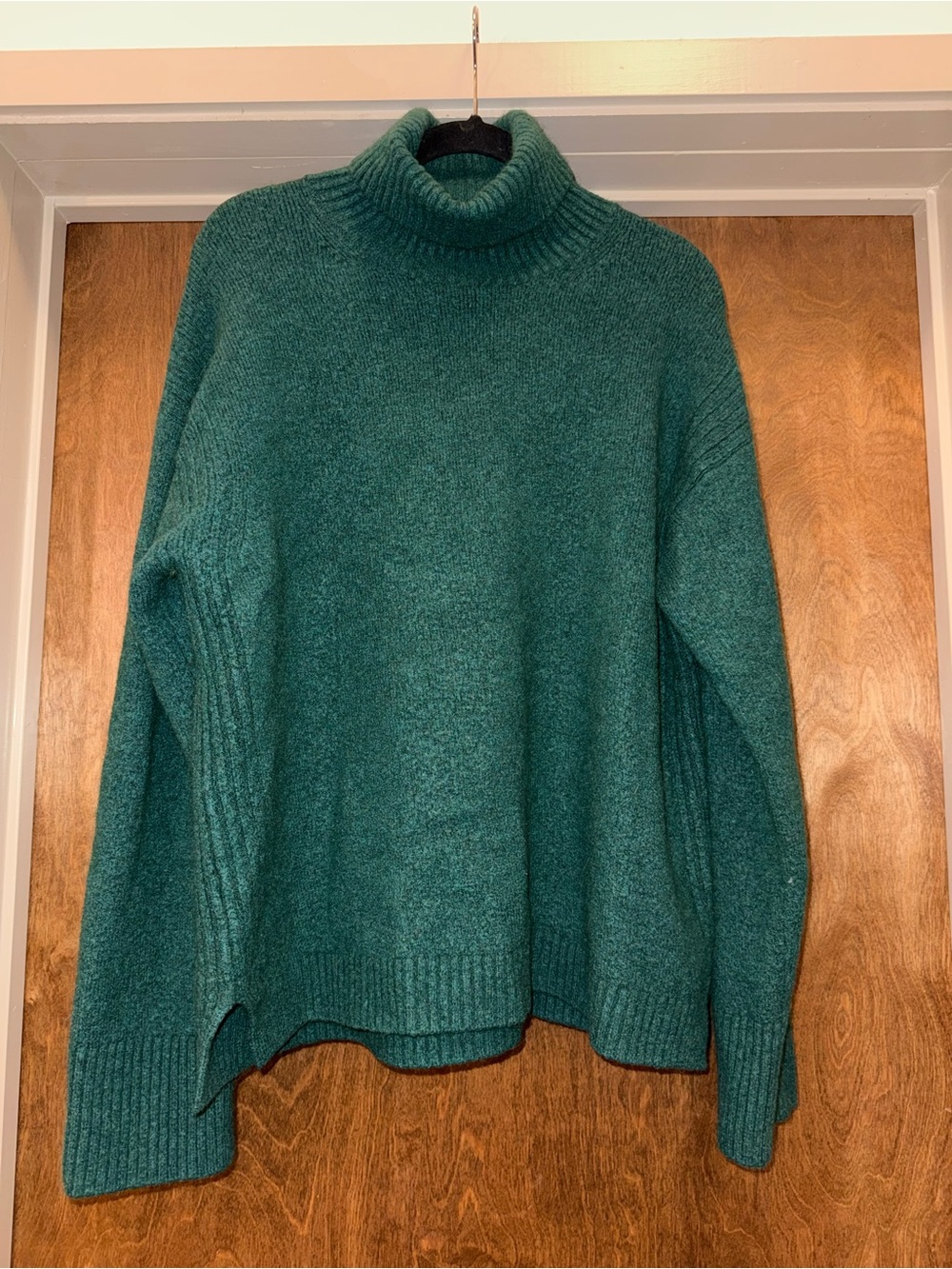 J. Crew Teal Turtleneck Sweater